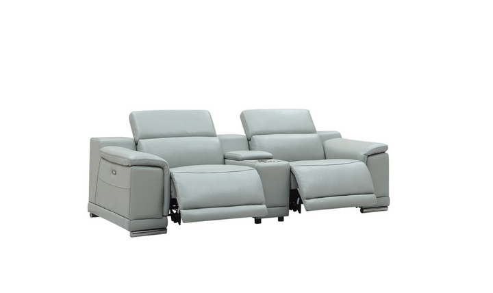 Gio Italia Hartley 2 Piece Loveseat with 2 PWR Recliners-Jennifer Furniture