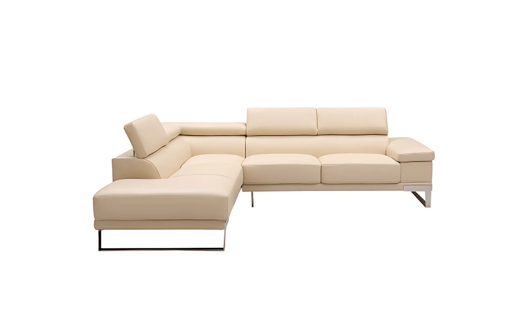 Gio Italia Baxter Sectional with Facing Right + Left Chaise-Jennifer Furniture