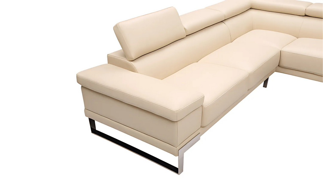 Gio Italia Baxter Sectional with Facing Right + Left Chaise-Jennifer Furniture