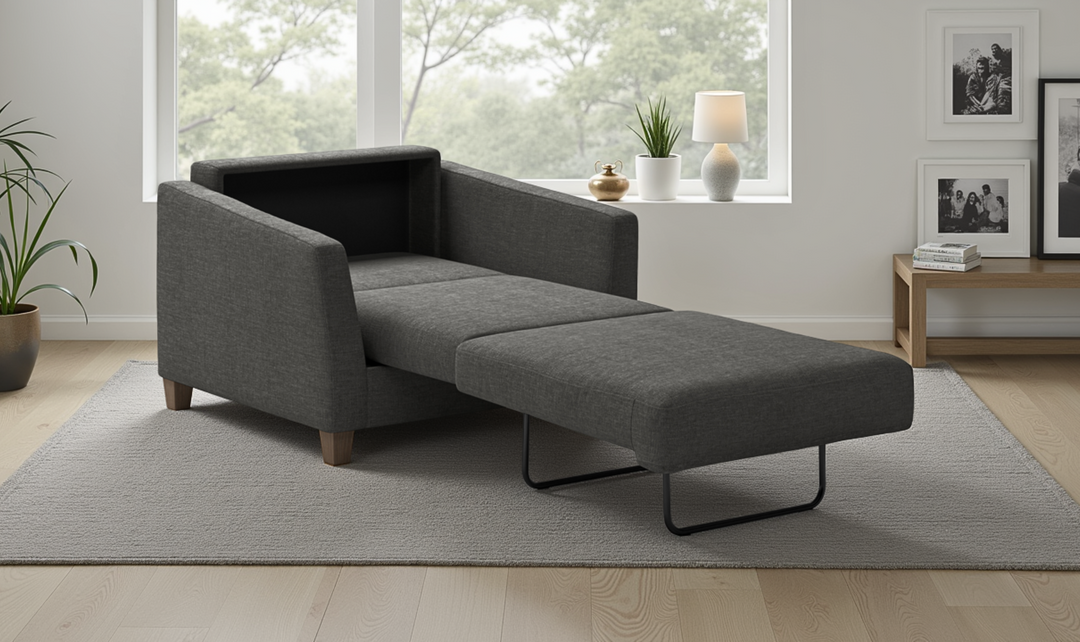 Luonto Monika Fabric Sleeper Sofa with Nest Function