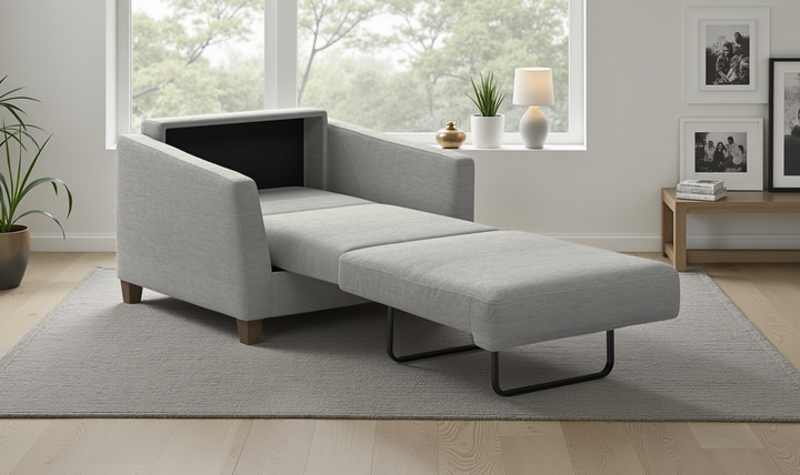 Luonto Monika Fabric Sleeper Sofa with Nest Function