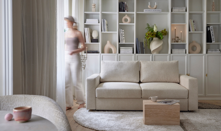 Innovation Living Neah Fabric 2-Seater Queen-Sized Sleeper Sofa