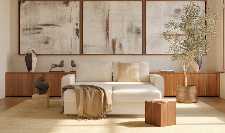 Innovation Living Neah Fabric 2-Seater Queen-Sized Sleeper Sofa