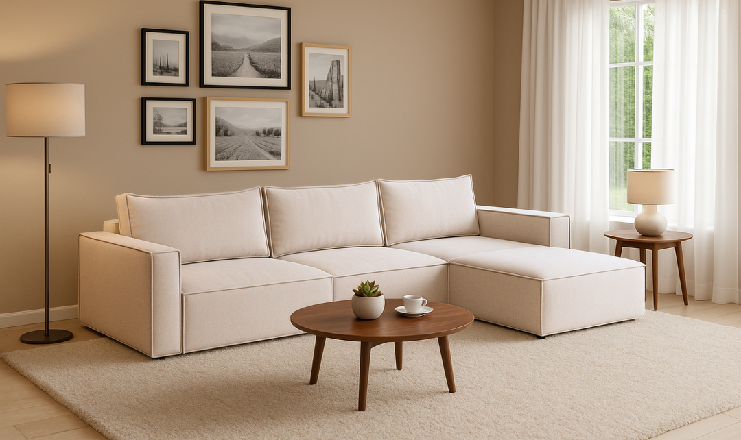 Innovation Living Newilla Fabric L-Shape Sectional Sofa Bed-Jennifer Furniture