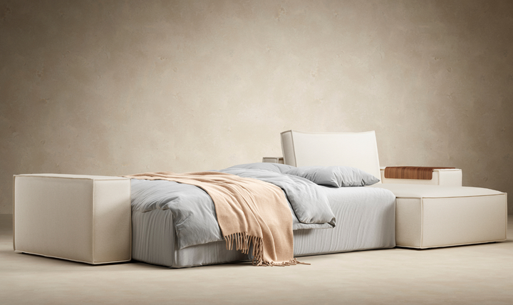 Innovation Living Newilla Fabric L-Shape Sectional Sofa Bed-Jennifer Furniture