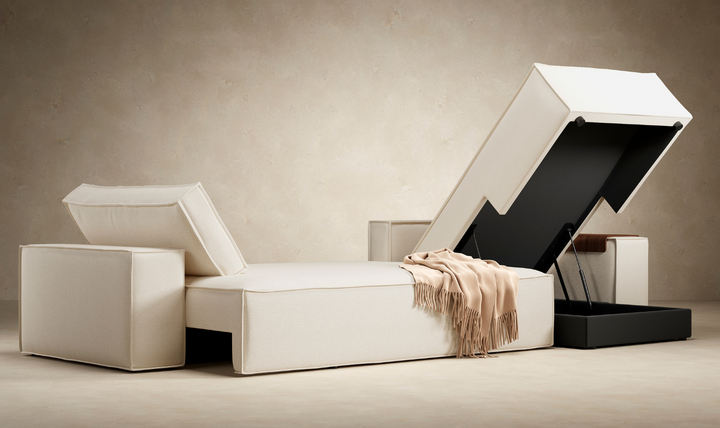 Innovation Living Newilla Fabric L-Shape Sectional Sofa Bed-Jennifer Furniture