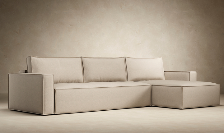 Innovation Living Newilla Fabric L-Shape Sectional Sofa Bed-Jennifer Furniture