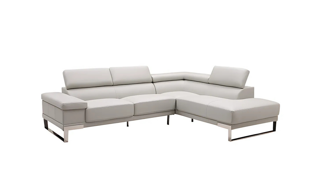 Gio Italia Baxter Sectional with Facing Right + Left Chaise-Jennifer Furniture