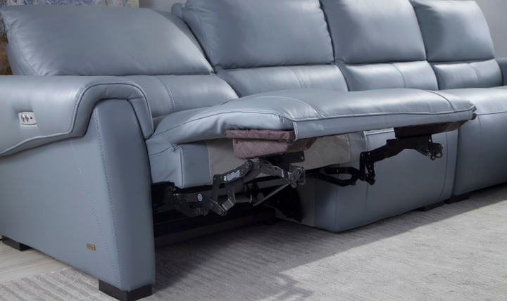 Gio Italia Aqua LHF Leather Recliner Sectional Sofa-Jennifer Furniture