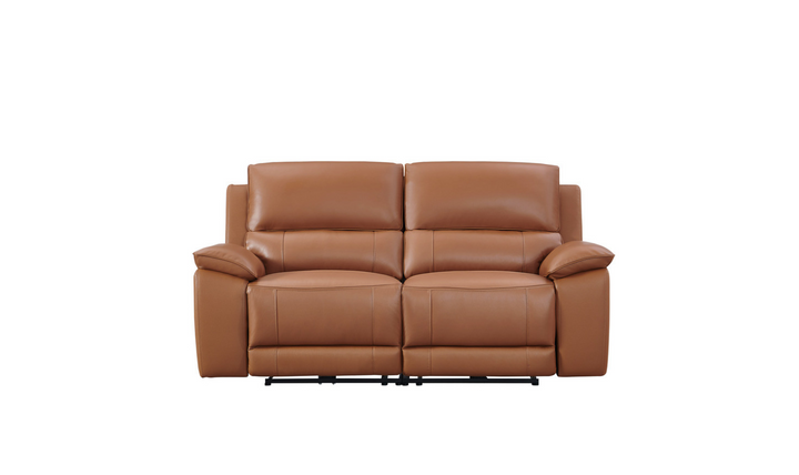 Gio Italia Living Room Set Hailey Adobe Leather Power Recliner Sofa-Jennifer Furniture