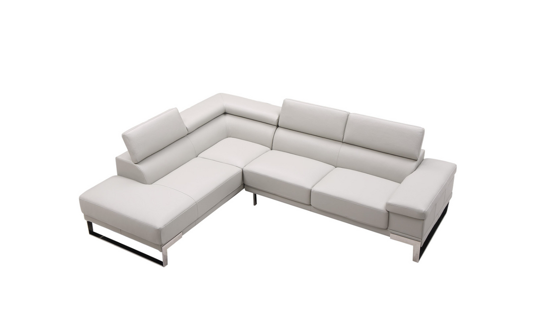 Gio Italia Baxter Sectional with Facing Right + Left Chaise-Jennifer Furniture
