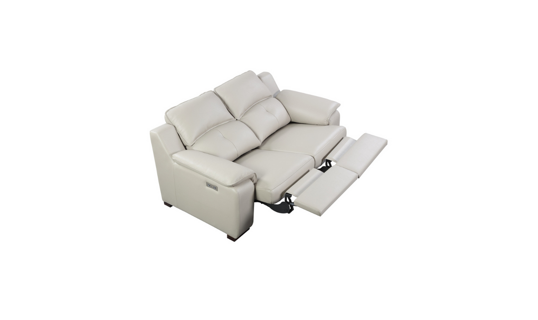 Gio Italia Thompson Loveseat with 2 electric recliners-Jennifer Furniture