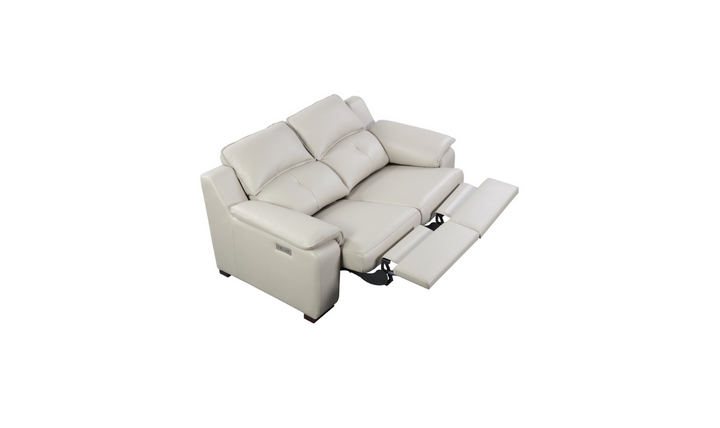 Gio Italia Thompson Loveseat with 2 electric recliners-Jennifer Furniture