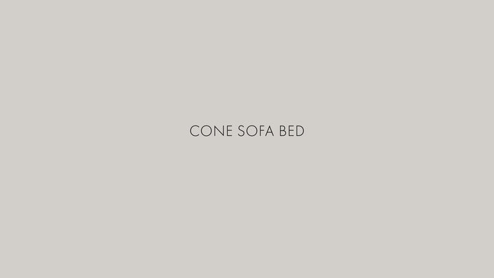 Innovation Living Cone 2-Seater Fabric Sofa Bed-Jennifer Furniture