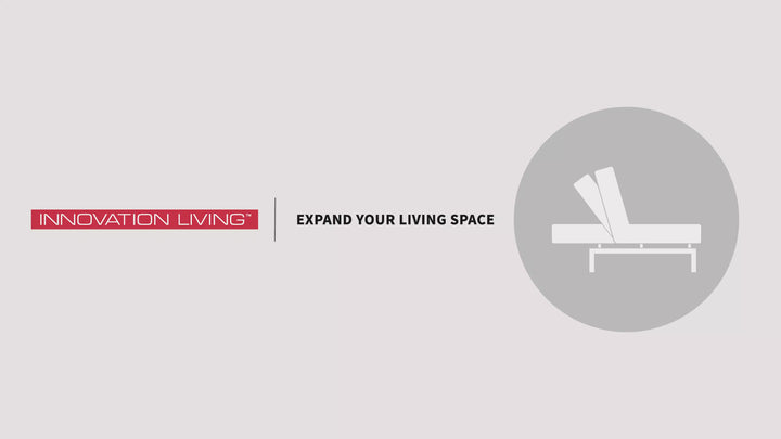 Innovation Living Recast Dark Styletto 2-Seater Fabric Sofa Bed