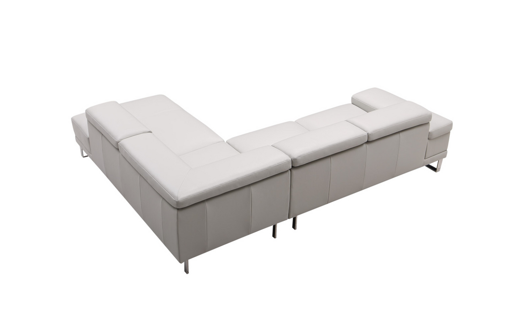 Gio Italia Baxter Sectional with Facing Right + Left Chaise-Jennifer Furniture