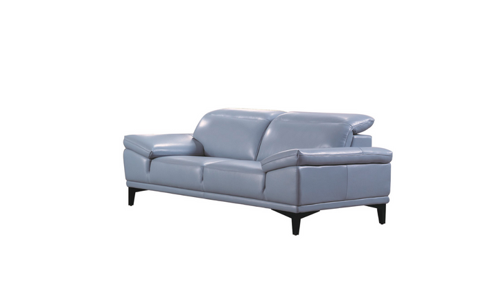 Gio Italia Daisy 2-piece Leather Living Room Set with Foam Cushions