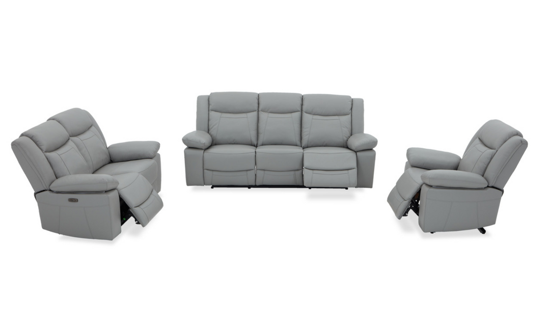 Gio Italia Wyatt Leather Chair with Recliners-Jennifer Furniture