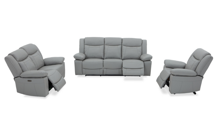 Gio Italia Wyatt Leather Chair with Recliners-Jennifer Furniture