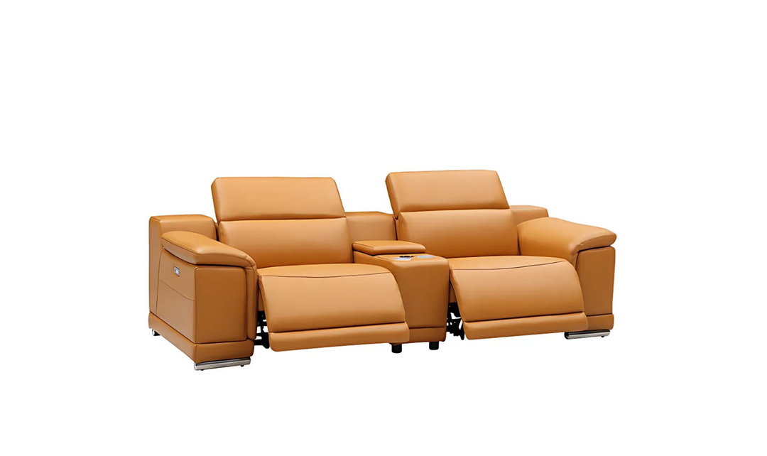 Gio Italia Hartley 2 Piece Loveseat with 2 PWR Recliners-Jennifer Furniture