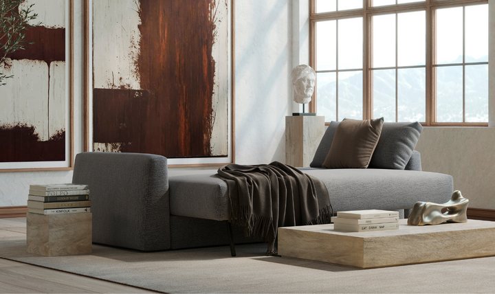 Innovation Living Cone 2-Seater Fabric Sofa Bed-Jennifer Furniture