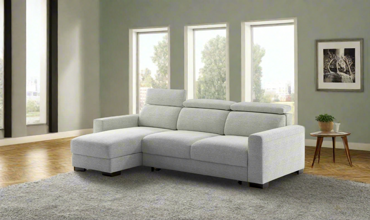 Luonto Elliot Reversible Chaise Sleeper Sectional Sofa (King/Queen)-Jennifer Furniture