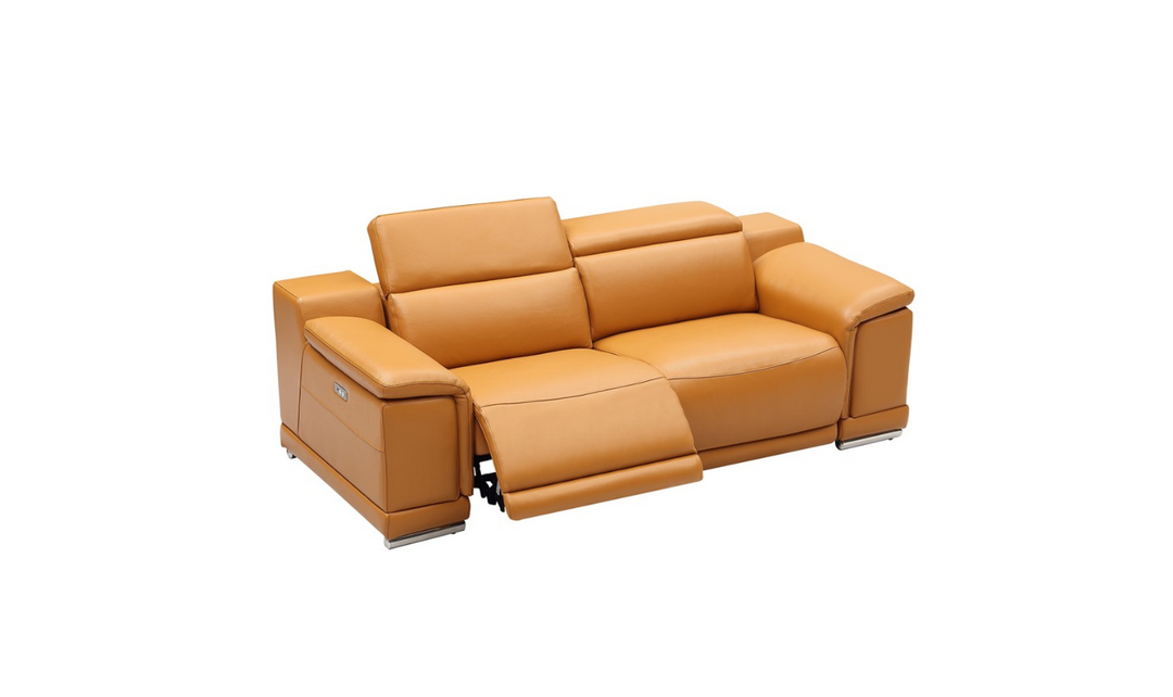 Gio Italia Hartley 2 Piece Sofa 2 PWR Recliners-Jennifer Furniture
