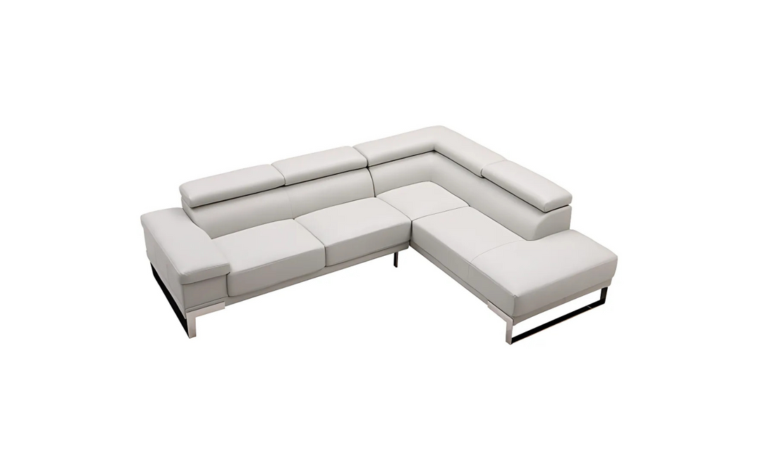 Gio Italia Baxter Sectional with Facing Right + Left Chaise-Jennifer Furniture
