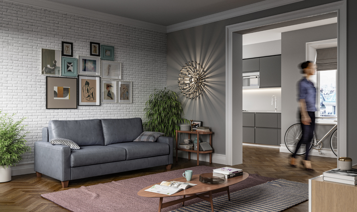 Luonto Nico Sleeper Sofa Bed With Nest Function