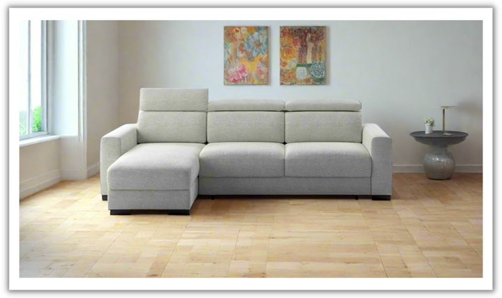 Luonto Elliot Reversible Chaise Sleeper Sectional Sofa (King/Queen)-Jennifer Furniture