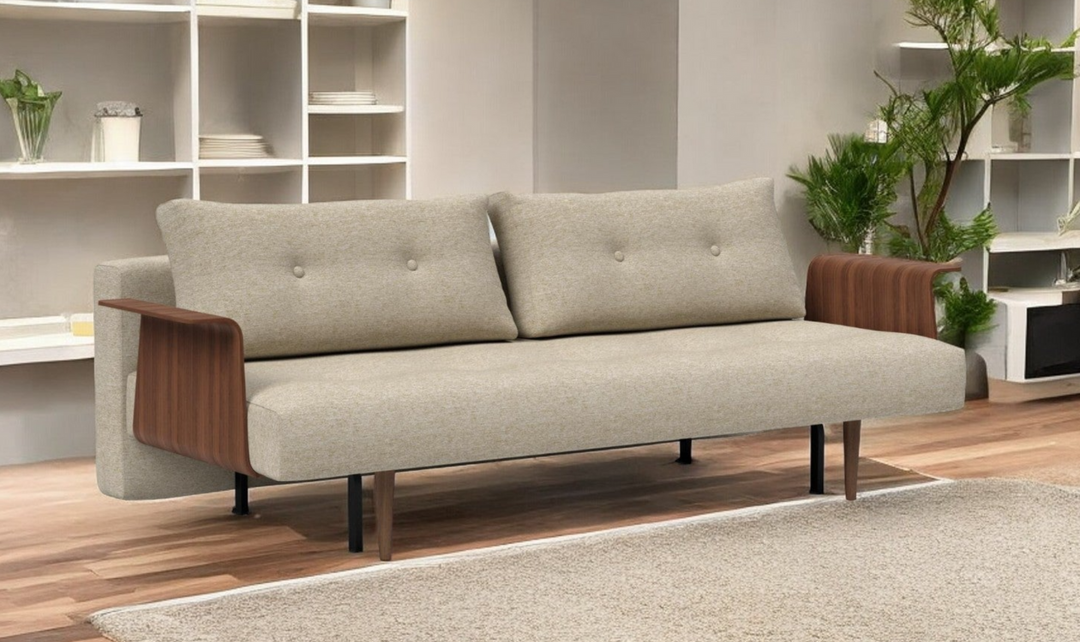 Innovation Living Recast Dark Styletto 2-Seater Fabric Sofa Bed