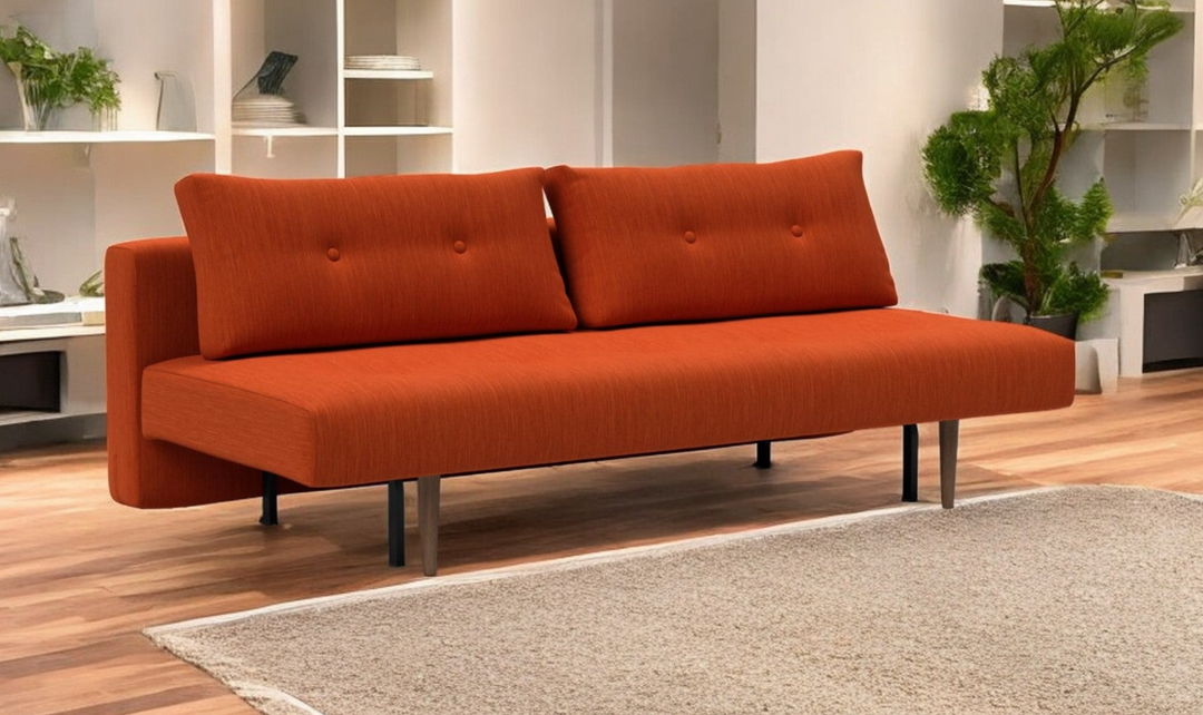 Innovation Living Recast Dark Styletto 2-Seater Fabric Sofa Bed