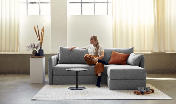 Innovation Living Tripi 2-Seater Fabric Sofa Bed With Integrated Storage