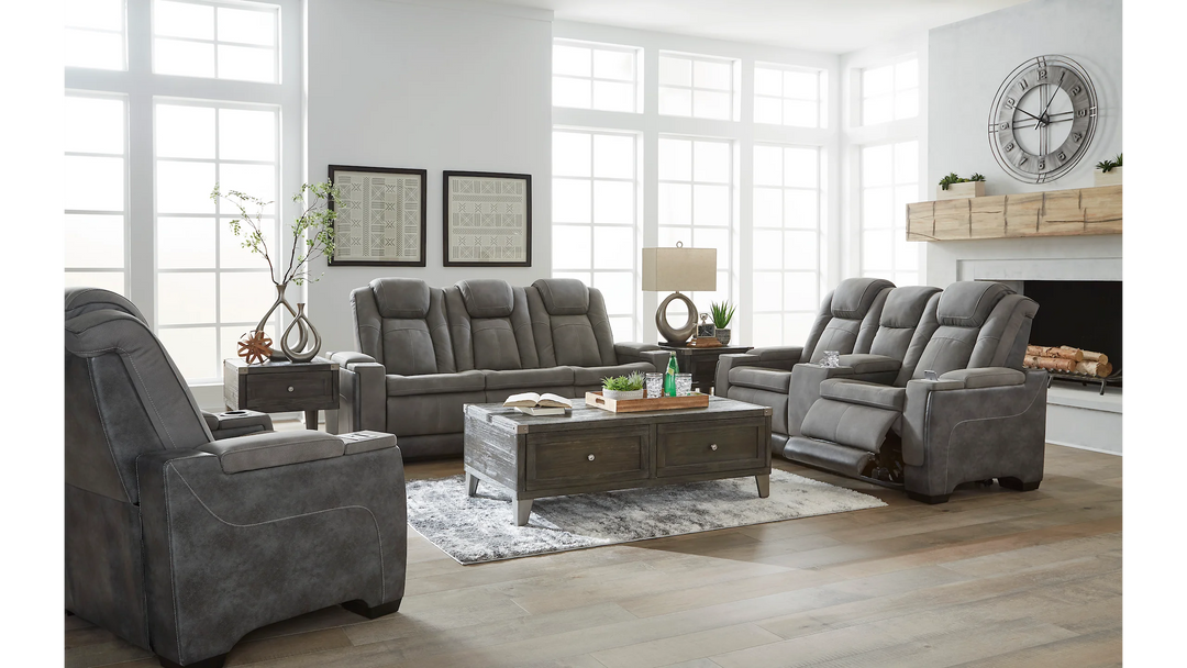 Modern Heritage Next Gen 3-Seater Leather Power Reclining Sofa
