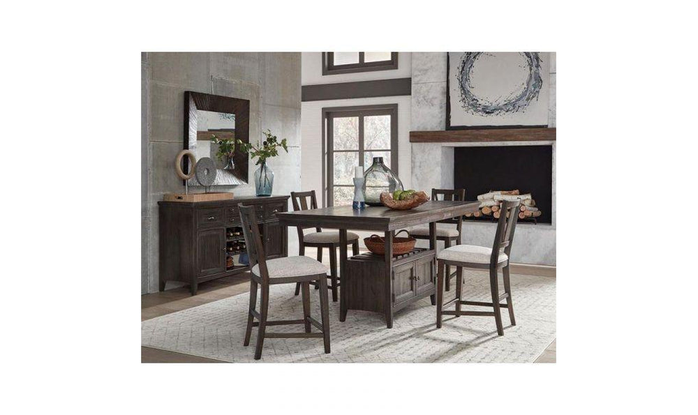 Westley Falls Counter Chair w-Upholstered Seat
