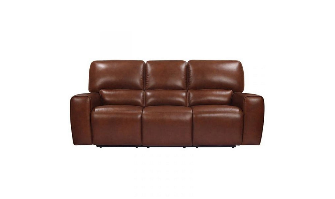 Leather Italia Broadway Power Reclining Living Room Set in Brown-Jennifer Furniture