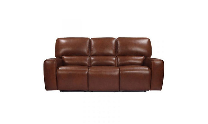 Leather Italia Broadway Power Reclining Living Room Set in Brown-Jennifer Furniture