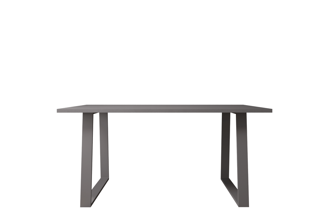 ESF Italia Kali Extendable Wood Top Dining Table in Gray