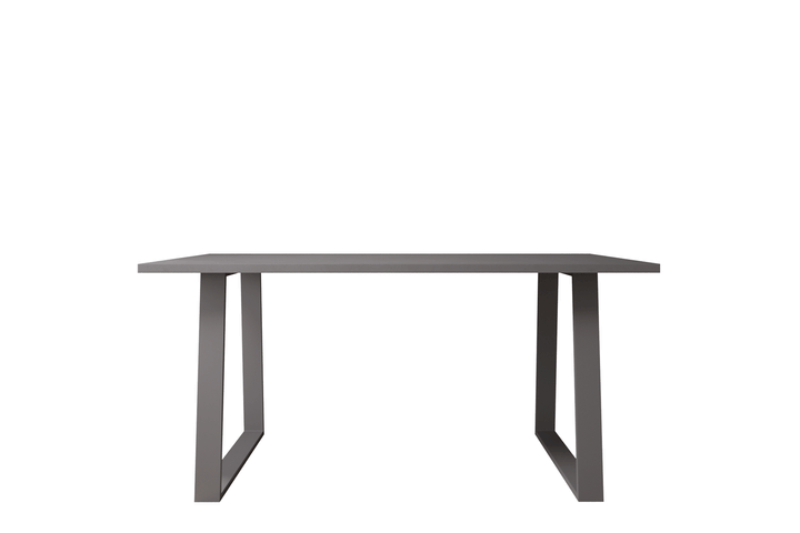 ESF Italia Kali Extendable Wood Top Dining Table in Gray