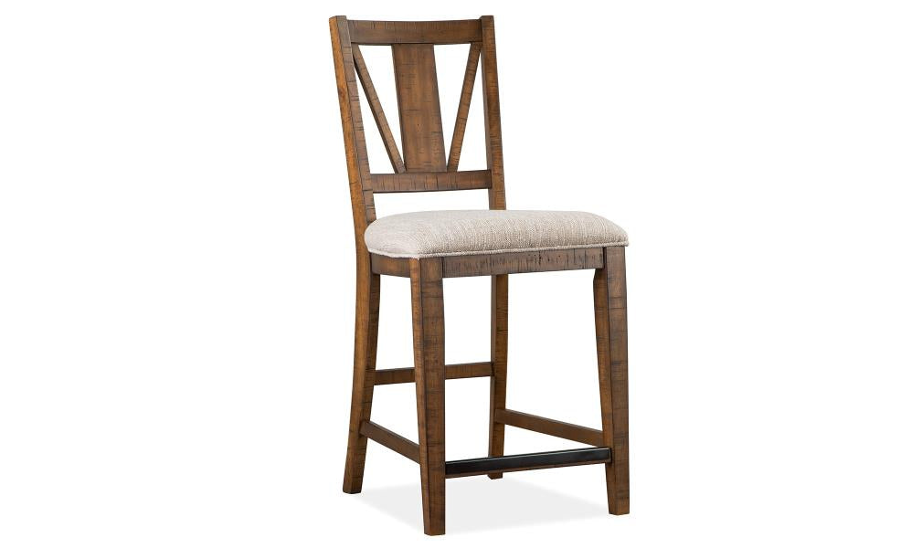Bay Creek Counter Chair w-Upholstered Seat