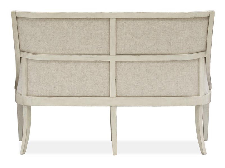 Newport  Bench w/Upholstered Seat & Back