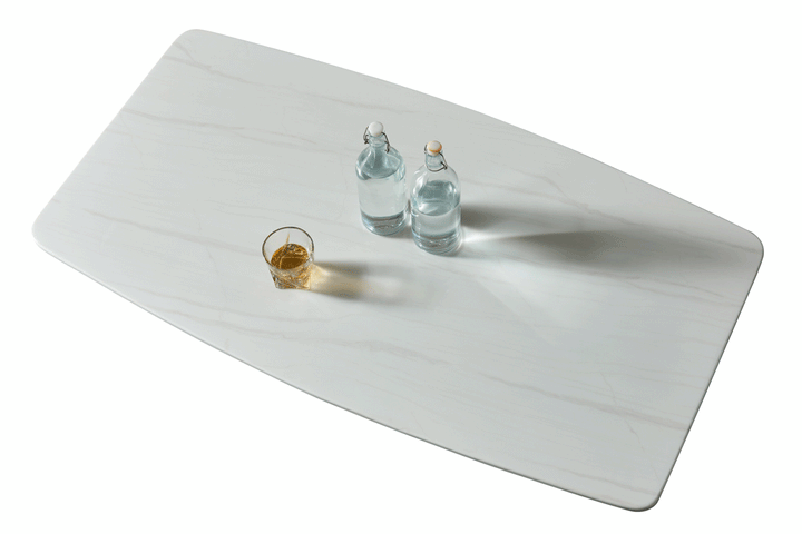 ESF Furniture Allen Rectangular Marble Top Coffee Table - 102
