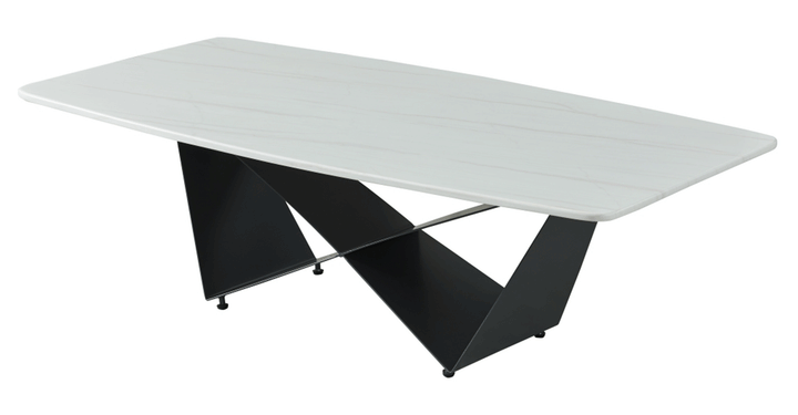 ESF Furniture Allen Rectangular Marble Top Coffee Table - 102