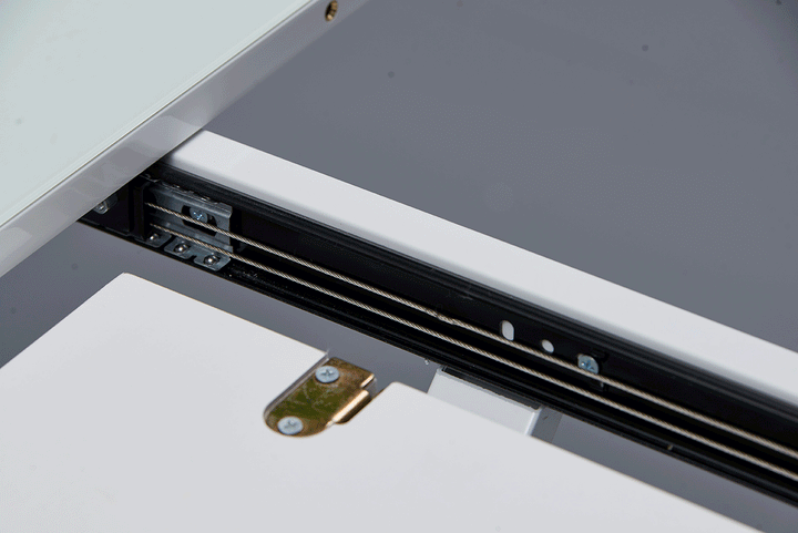 ESF Furniture Amarilla Extendable Dining Table in White