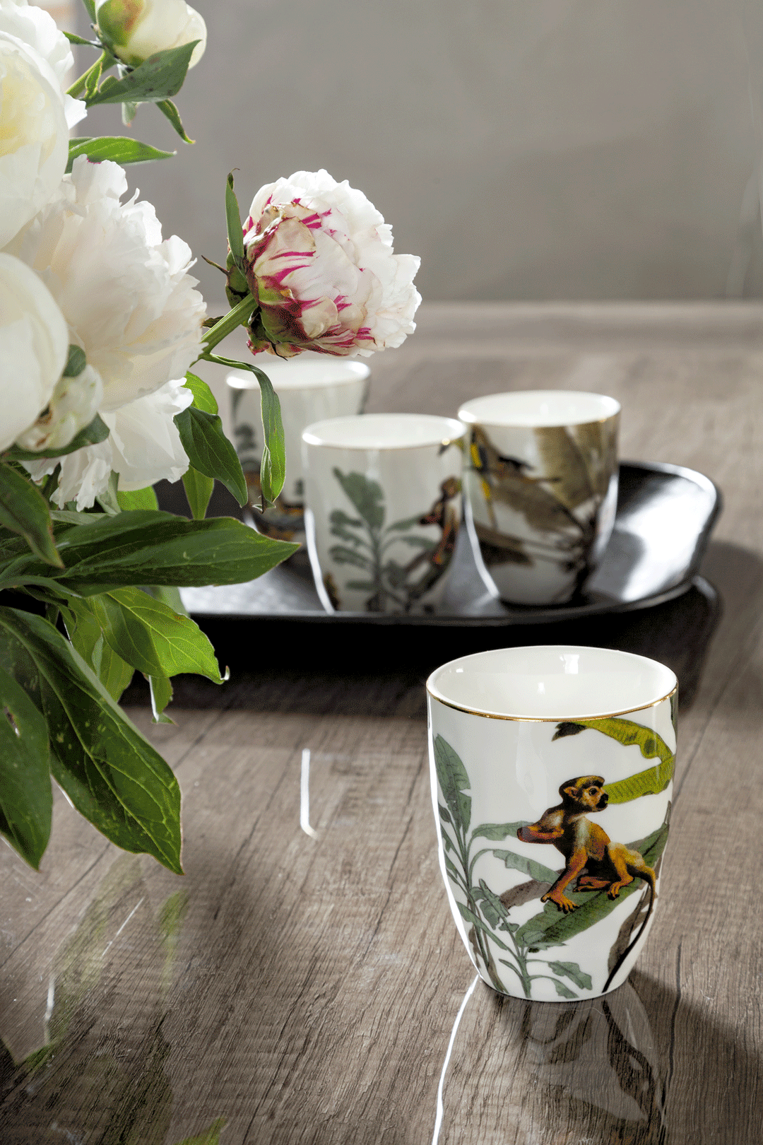 ESF Italia Medea Extendable Dining Table in Vintage Oak Finish