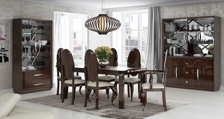 ESF Italia Carmen Extendable Dining Table in White