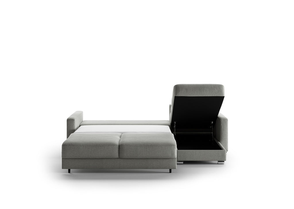 Luonto Hampton L-Shaped Fabric Sectional Sofa Sleeper with Reversible Chaise-Jennifer Furniture