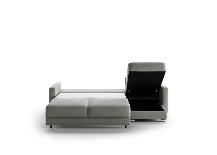 Luonto Hampton L-Shaped Fabric Sectional Sofa Sleeper with Reversible Chaise-Jennifer Furniture