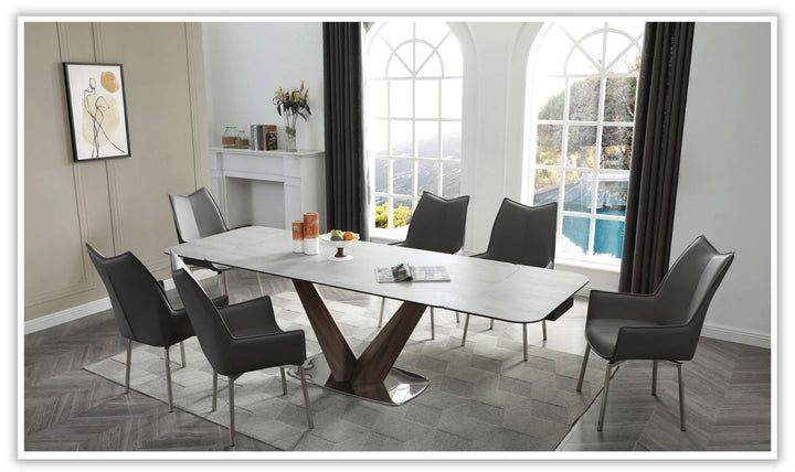 ESF Italia Luke Modern Extending Dining Set