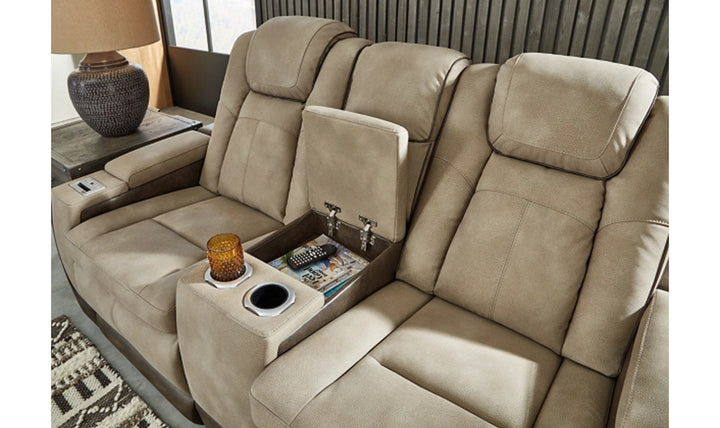 Modern Heritage Next Gen Power Reclining Loveseat with Console